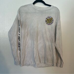 Santa Cruz X Riot Society Beer Pong Long Sleeve Mens Medium